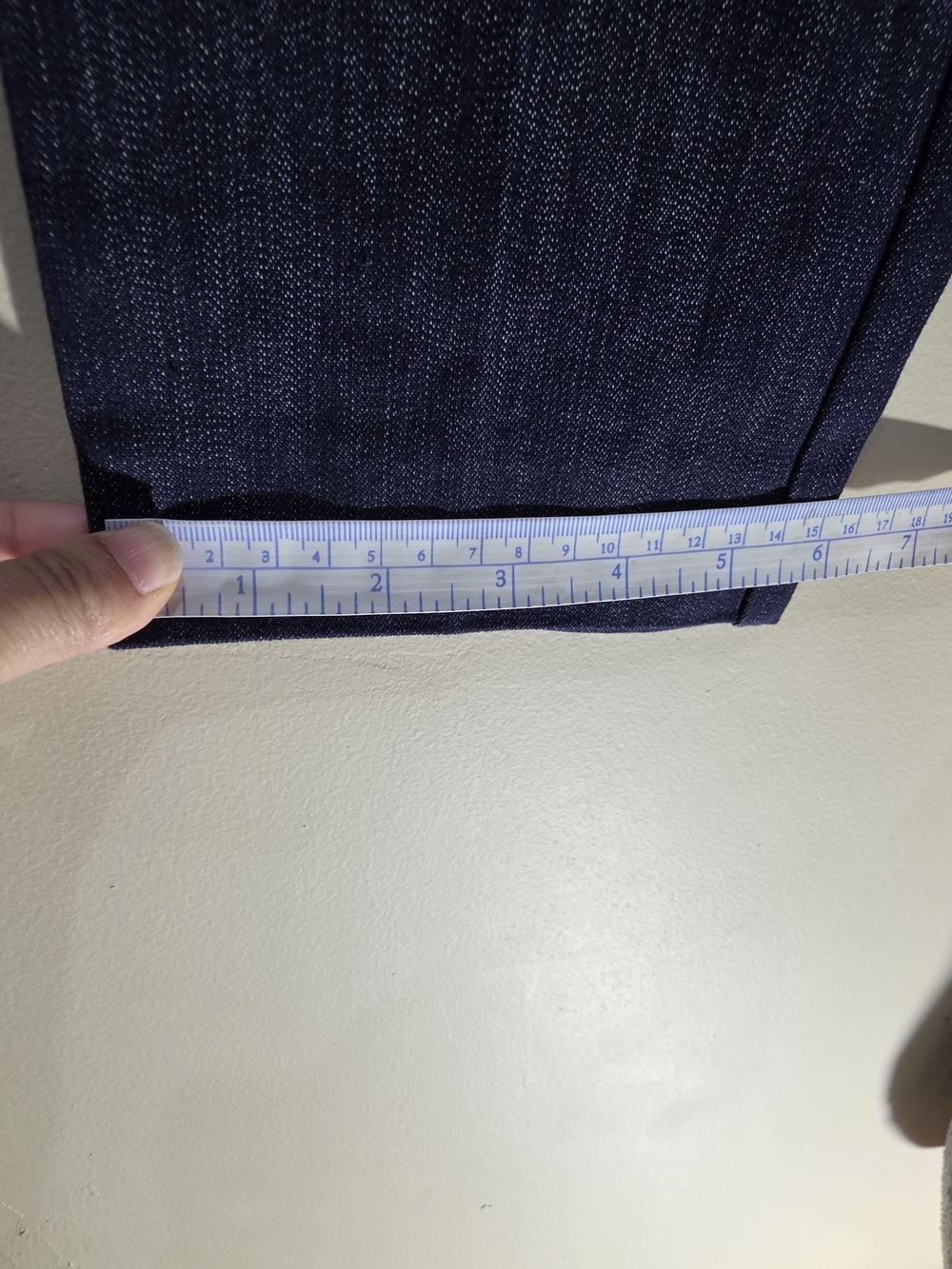 Moncler Women’s Tailored Pants Size 38EU Blue Waist 28 Slim Fit - Picture 4 of 15